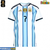 Argentinien Rodrigo De Paul #7 Heimtrikot Frauen EM 2024 Kurzarm